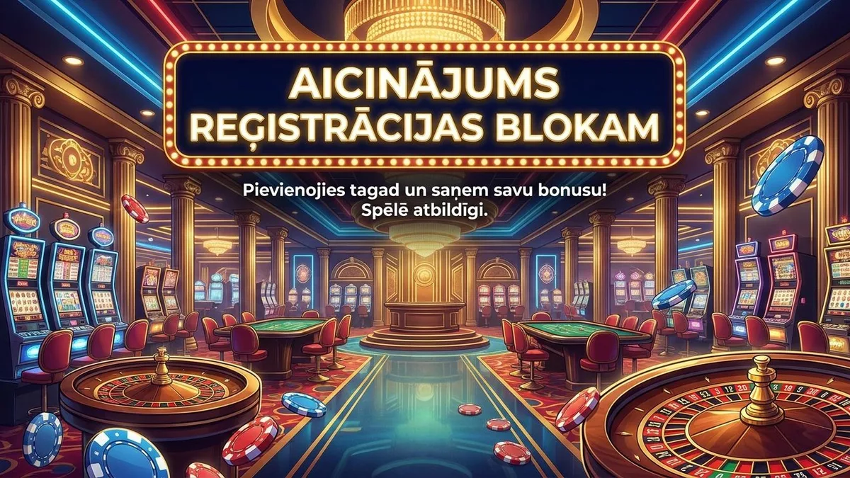 Reģistrācija ar bonusu